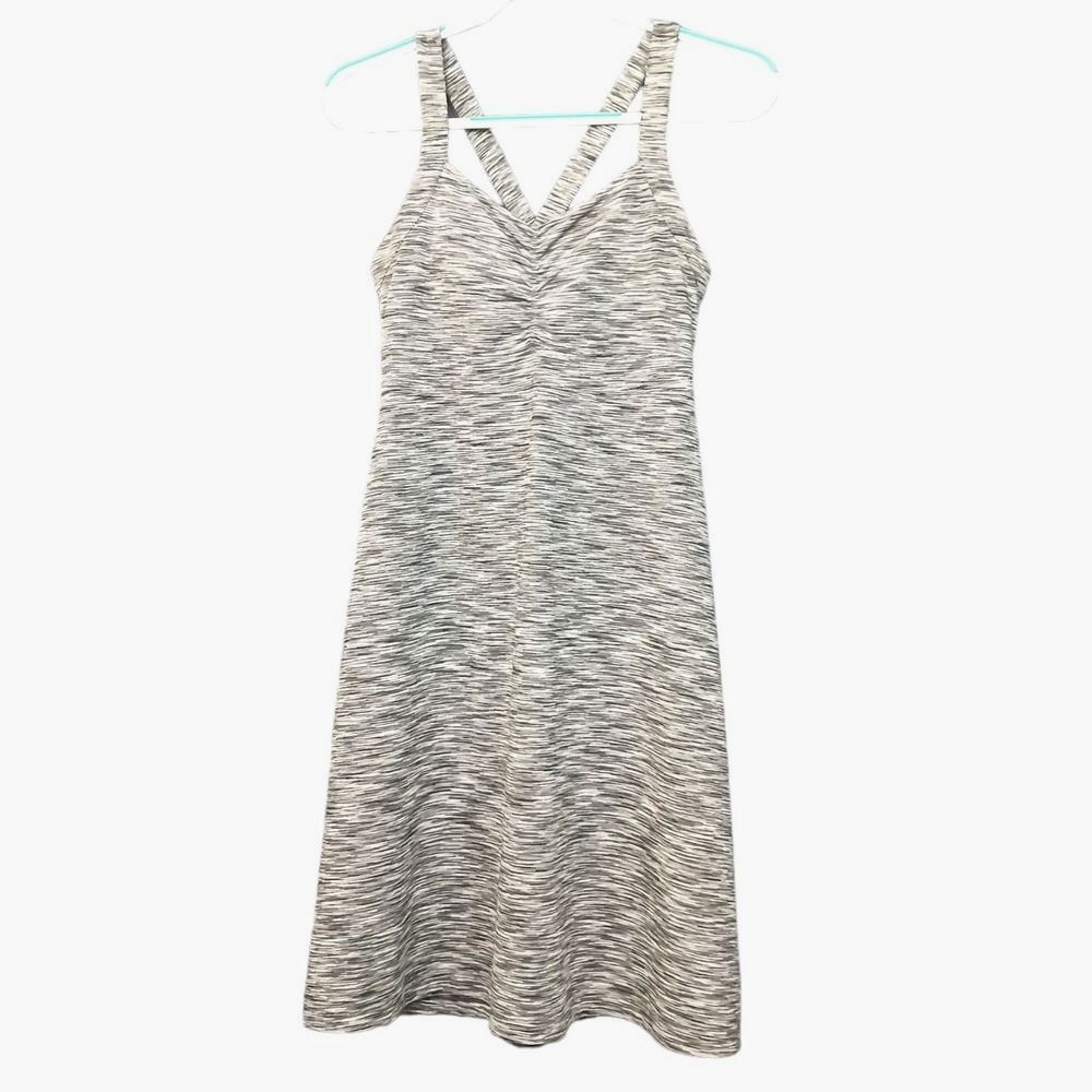 Mondetta MPG Sport Dress Medium Performance Gear Space Dye A Line Travel Gray